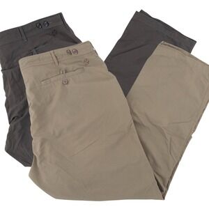 LOT OF TWO Clothing Arts Mens 40x32 Cargo P Cubed Pick Pocket Proof Travel Pants
